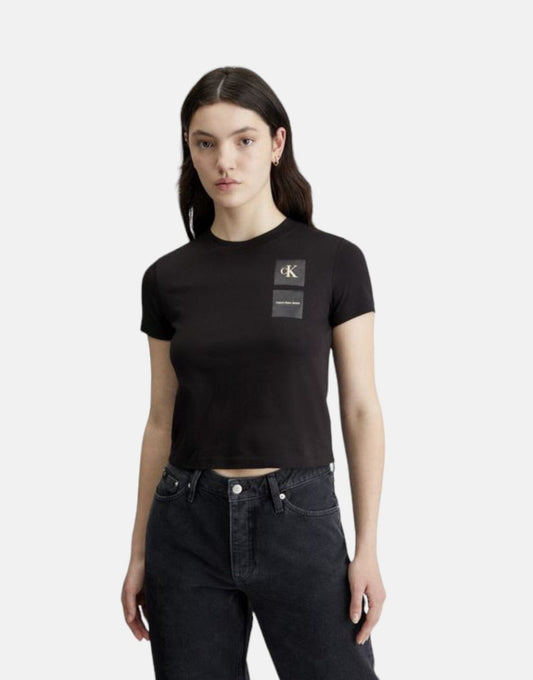 Calvin Klein Satin Boxes Baby Black T-Shirt