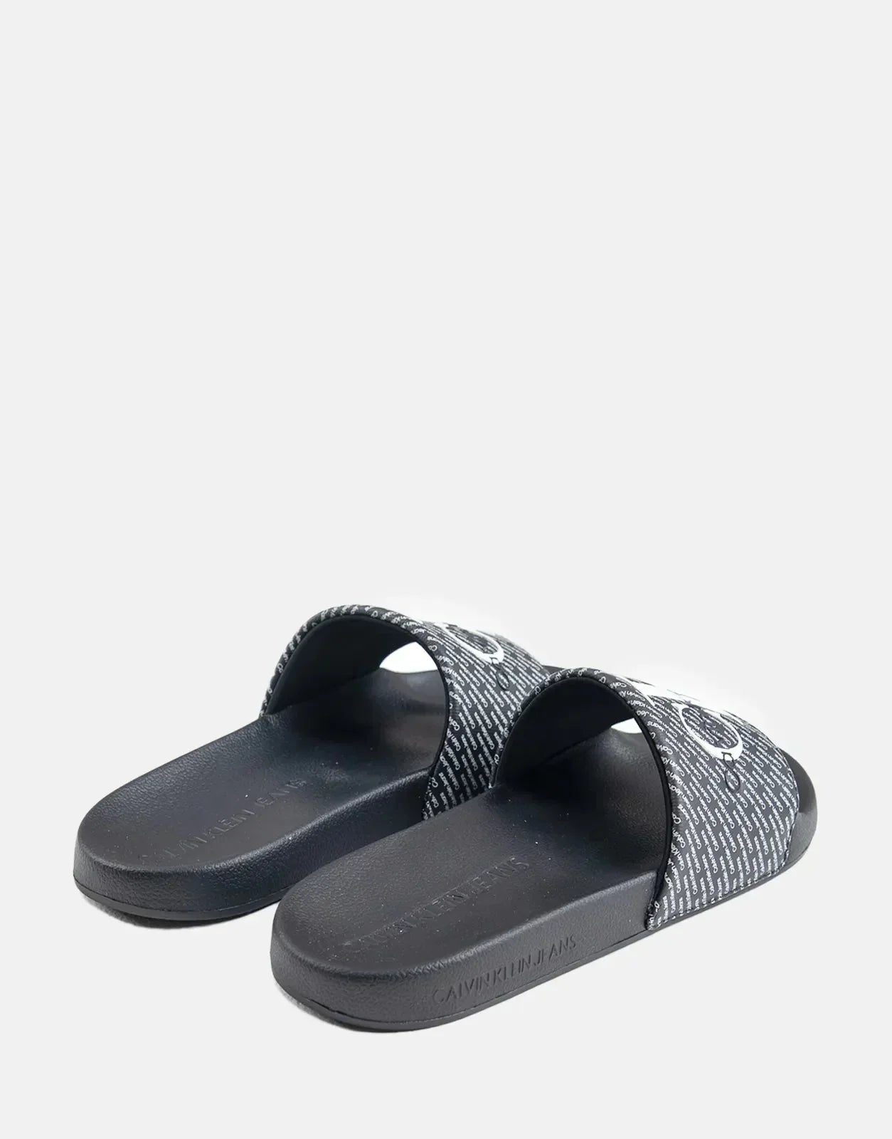 Calvin Klein AOP Slides Black/White