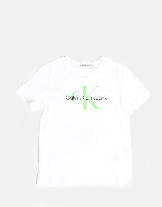 Calvin Klein Kids Monogram White T-Shirt