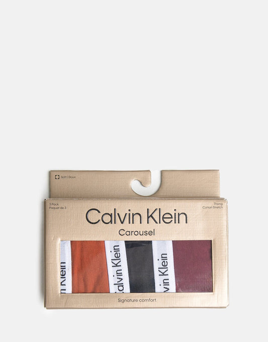 Calvin Klein 3 Pack Thong Underwear